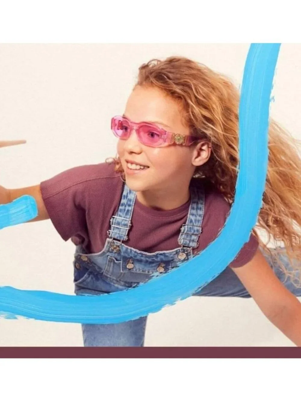 Versace Kids VK4429U 5370/5 Irregular Sunglasses - Pink / Fuchsia